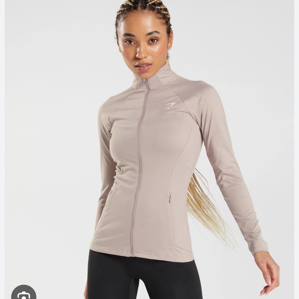 Gymshark Beige Athletic Jacket